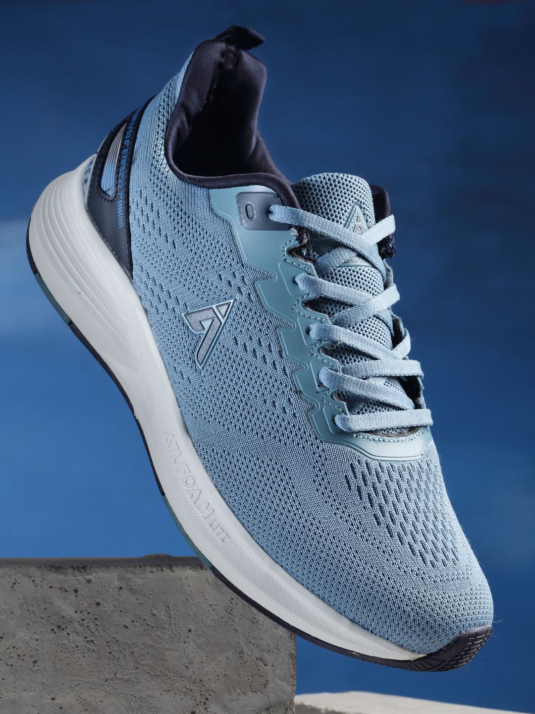 Grey Performance Mesh Running Shoes