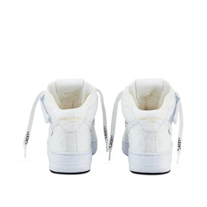 Louis Vuitton x Nike Air Force 1 Mid White