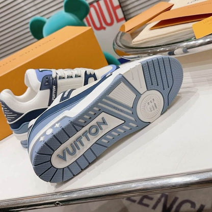 Louis Vuitton LV Trainer Blue Beige