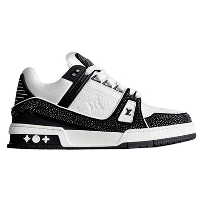 Louis Vuitton LV Trainer Sneaker Denim Monogram Black Diamond