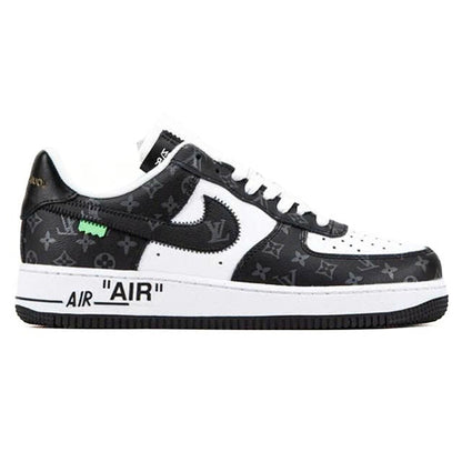 Louis Vuitton x Nike Air Force 1 Low Virgil Abloh  Black White Monogram