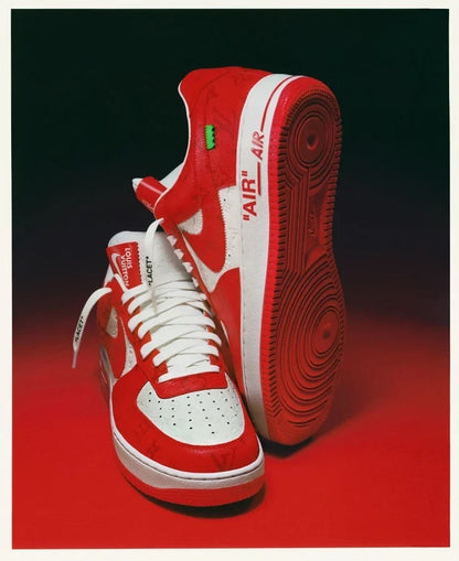 Louis Vuitton x Nike Air Force 1 Low By Virgil Abloh White/Red