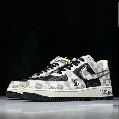 Louis Vuitton x Nike Air Force 1 Royal Black