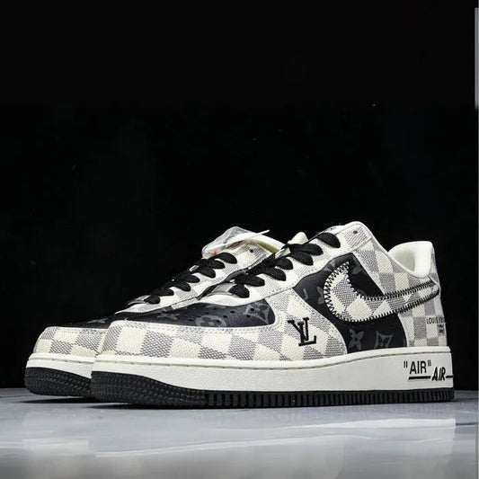 Louis Vuitton x Nike Air Force 1 Royal Black