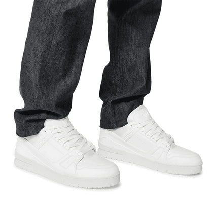 Louis Vuitton LV Trainer Sneaker All White