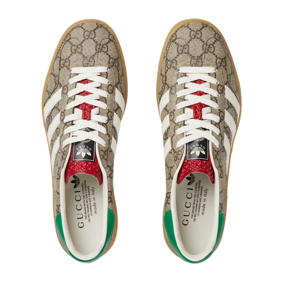 Adidas x Gucci Gazelle Beige GG Monogram