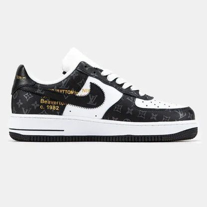 Louis Vuitton x Nike Air Force 1 Low Virgil Abloh  Black White Monogram