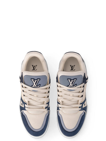Louis Vuitton LV Trainer Blue Beige