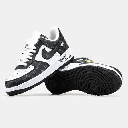 Louis Vuitton x Nike Air Force 1 Low Virgil Abloh  Black White Monogram