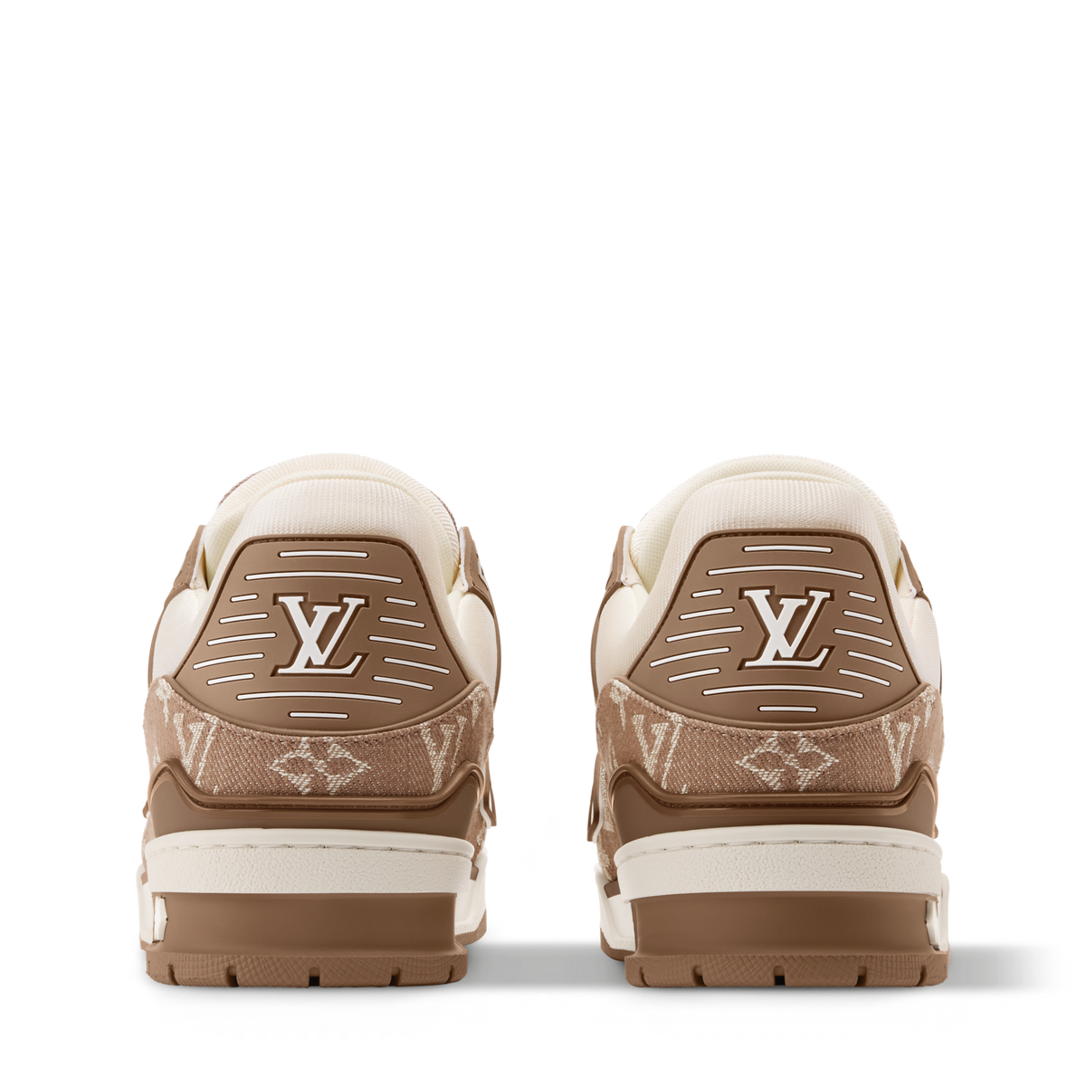 Louis Vuitton LV Trainer Sneaker Monogram Brown Denim