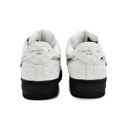 Louis Vuitton x Nike Air Force 1 Low White Black Silver
