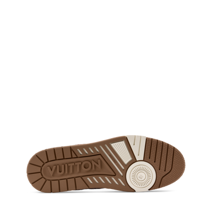 Louis Vuitton LV Trainer Sneaker Monogram Brown Denim