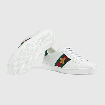 Mens Gucci Ace Sneaker With Embroidery
