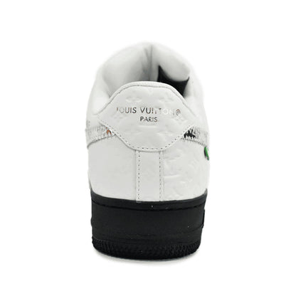 Louis Vuitton x Nike Air Force 1 Low White Black Silver