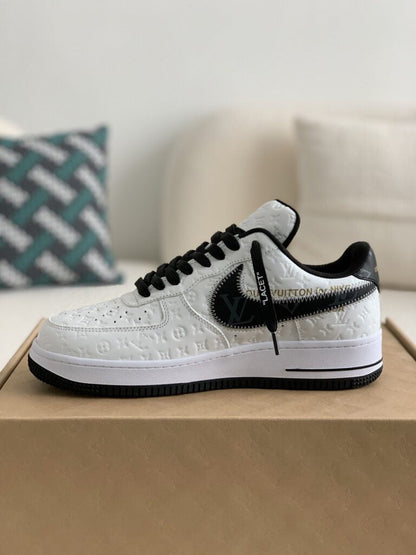 Louis Vuitton x Nike Air Force 1 Low White Black