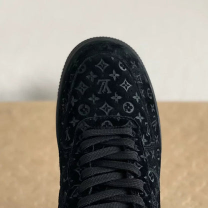 Louis Vuitton x Nike Air Force 1 Low Triple Black