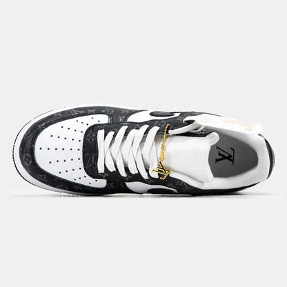 Louis Vuitton x Nike Air Force 1 Low Virgil Abloh  Black White Monogram