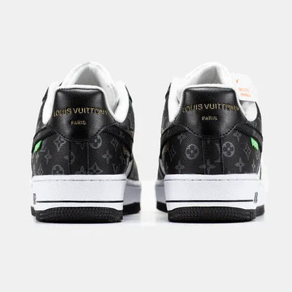 Louis Vuitton x Nike Air Force 1 Low Virgil Abloh  Black White Monogram