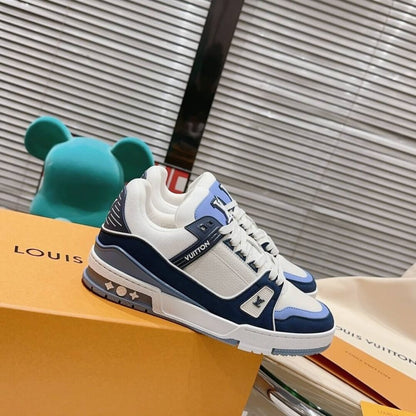 Louis Vuitton LV Trainer Blue Beige