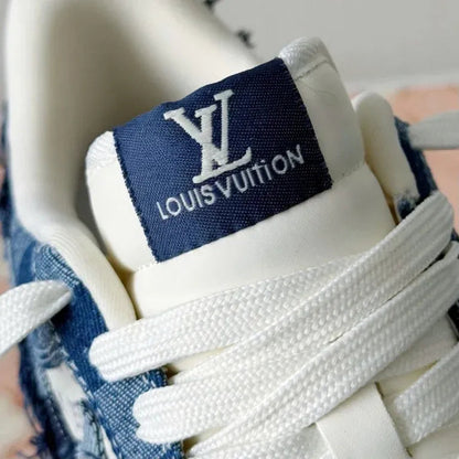 Louis Vuitton x Nike Air Force 1 Low Blue Damier Denim