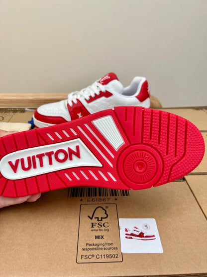 Louis Vuitton LV 54 Trainer Red White Sneaker