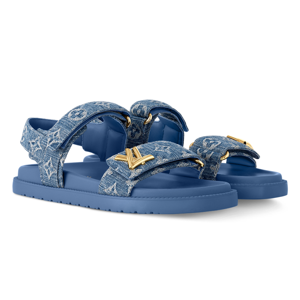LV Sunset Sandals 'Blue Denim'