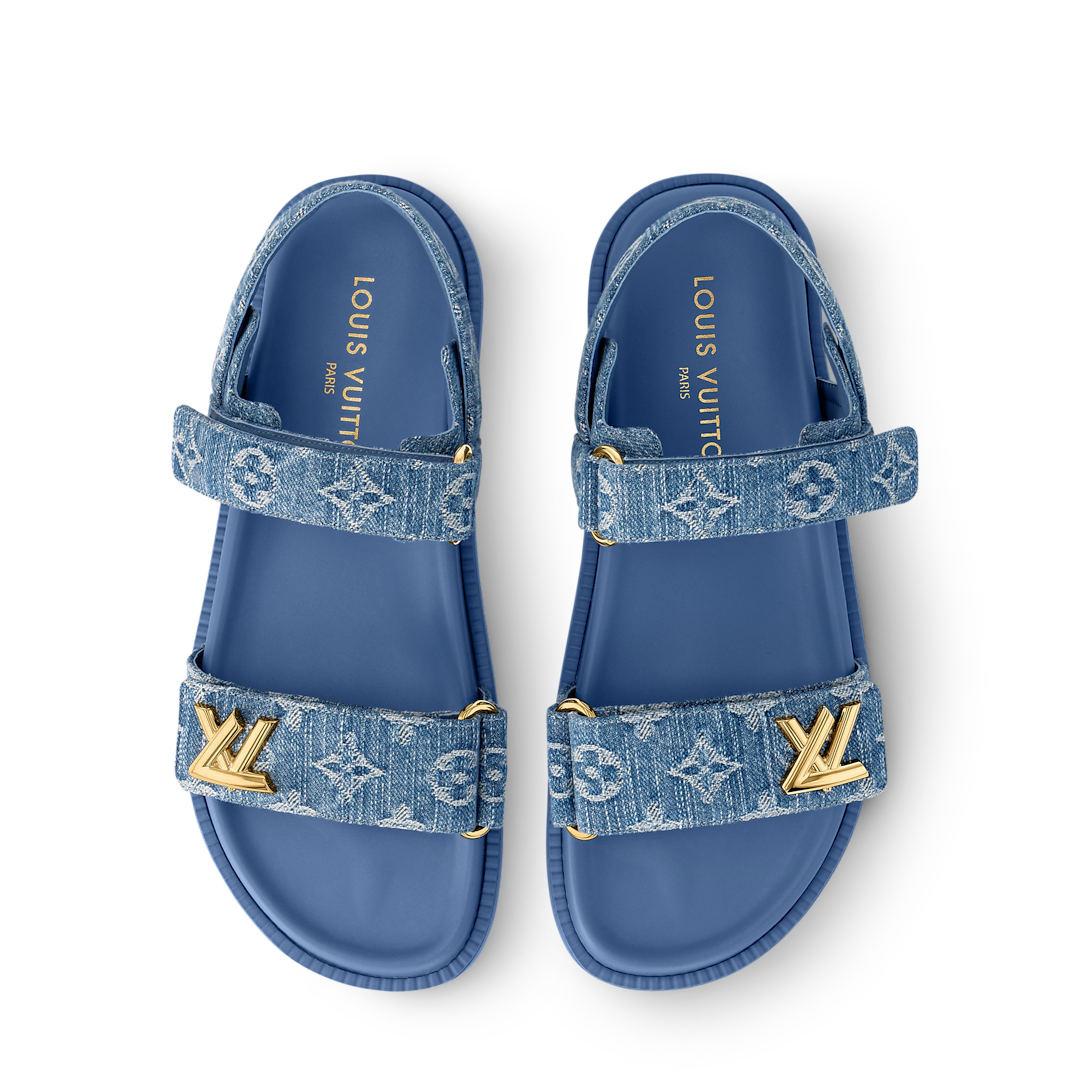 LV Sunset Sandals 'Blue Denim'