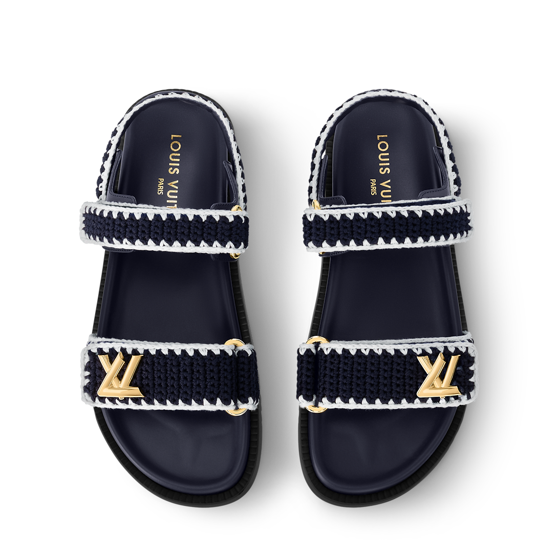 LV Sunset Comfort Sandals 'Blue/White'