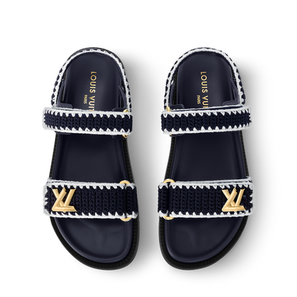LV Sunset Comfort Sandals 'Blue/White'