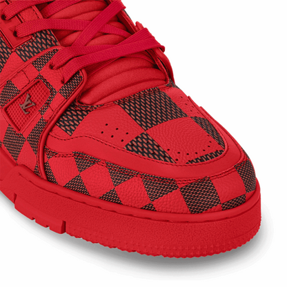 Louis Vuitton LV Trainer Sneaker DarkRed