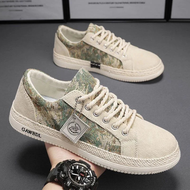 Canvas Terrain Lace-Up Sneakers