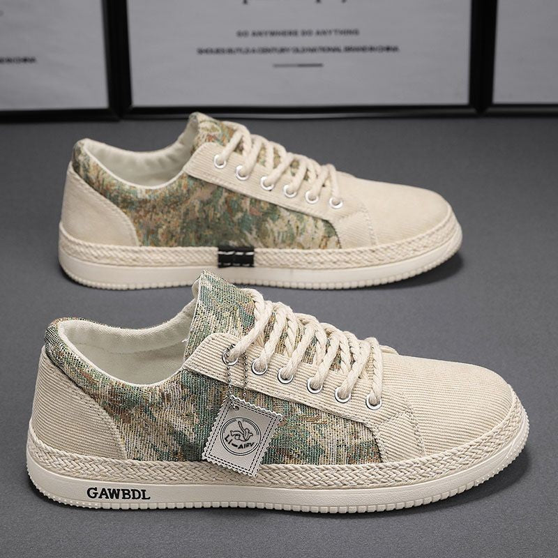 Canvas Terrain Lace-Up Sneakers