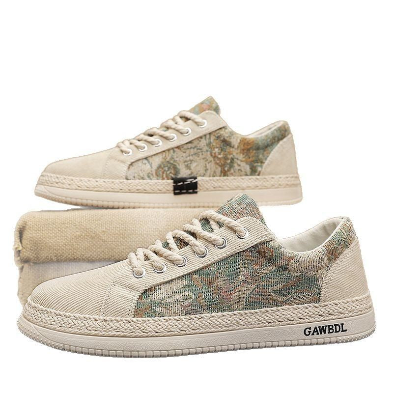 Canvas Terrain Lace-Up Sneakers
